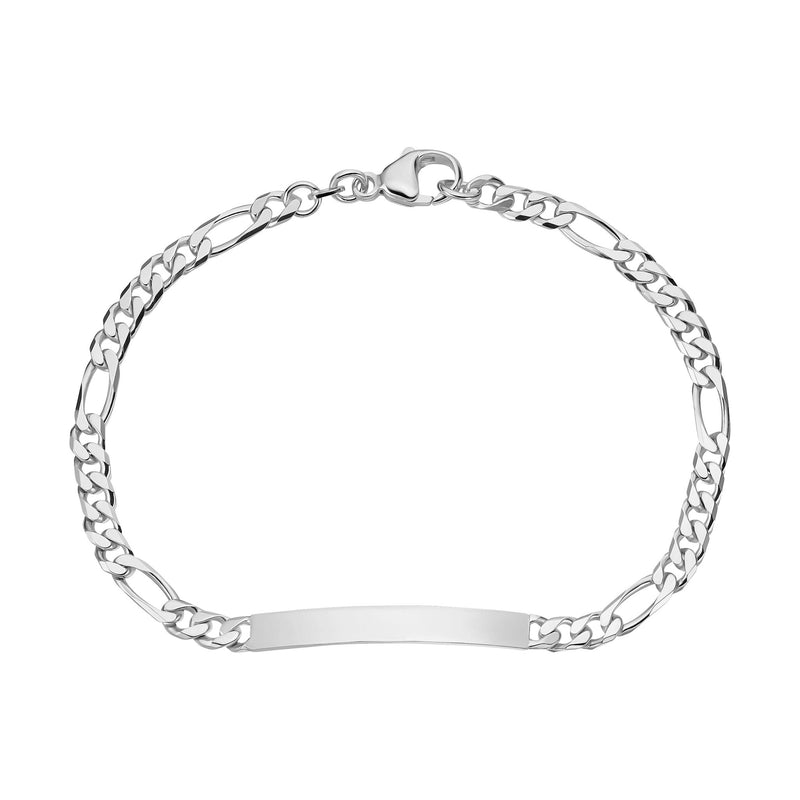 Engraving bracelet Engraving plate Figaro ID bracelet