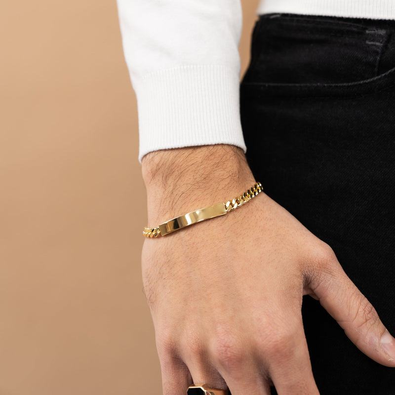 Engraving bracelet Engraving plate Armored ID bracelet