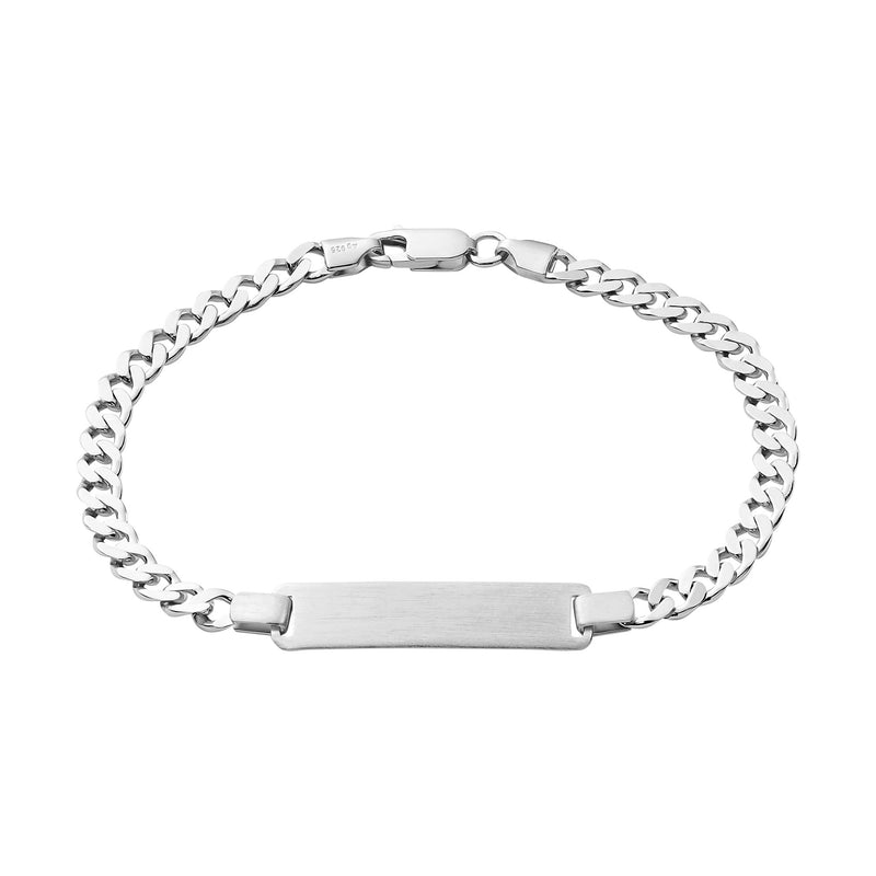 Engraving bracelet Engraving plate Armored ID bracelet Frosted