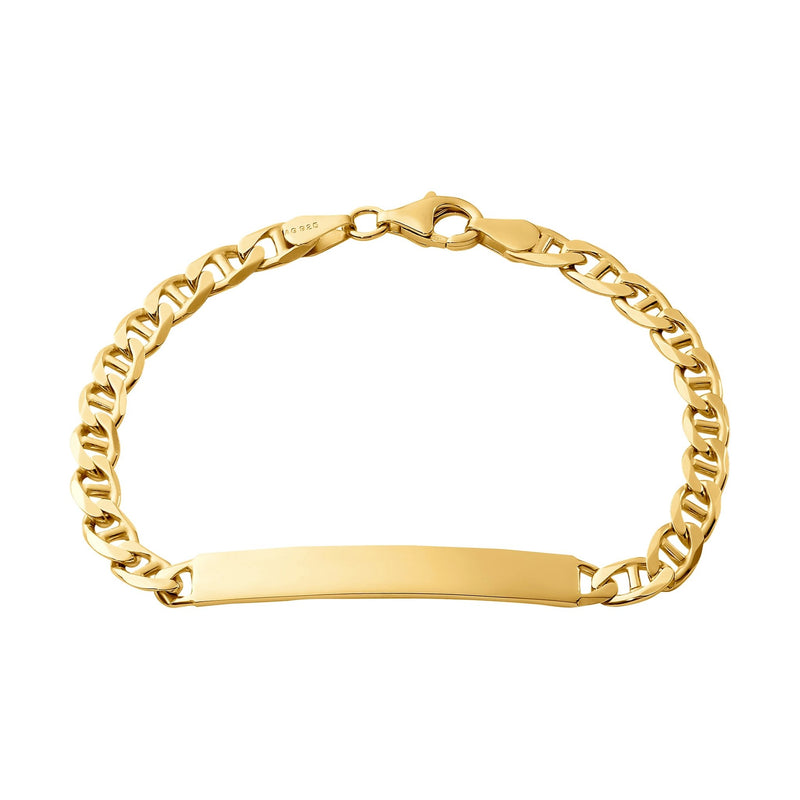 Engraving bracelet Engraving plate Armored bar ID bracelet