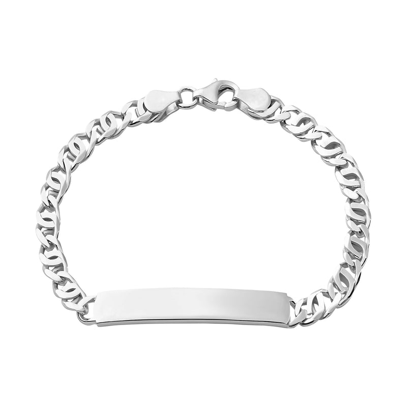 Engraving bracelet Engraving plate Tiger's eye ID bracelet
