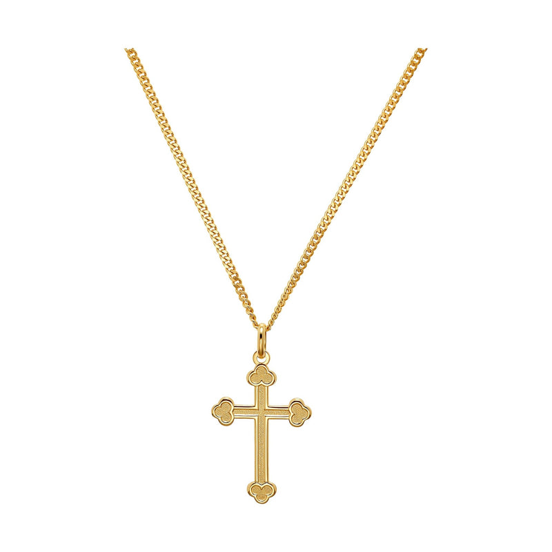CROSS NECKLACE 585 GOLD