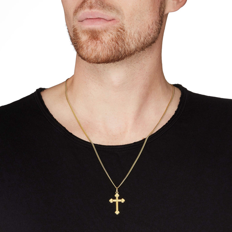 CROSS NECKLACE 585 GOLD