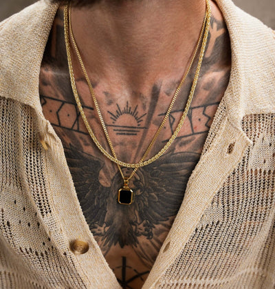 Gold necklaces for men