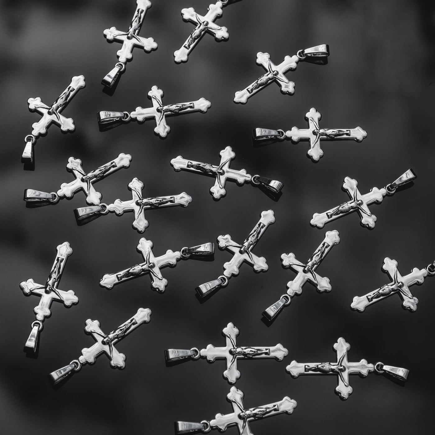 Men's cross necklaces gold - IDENTIM®