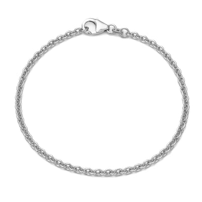 ANKER BRACELET GOLD BRACELET 2,70MM 585 WHITE GOLD