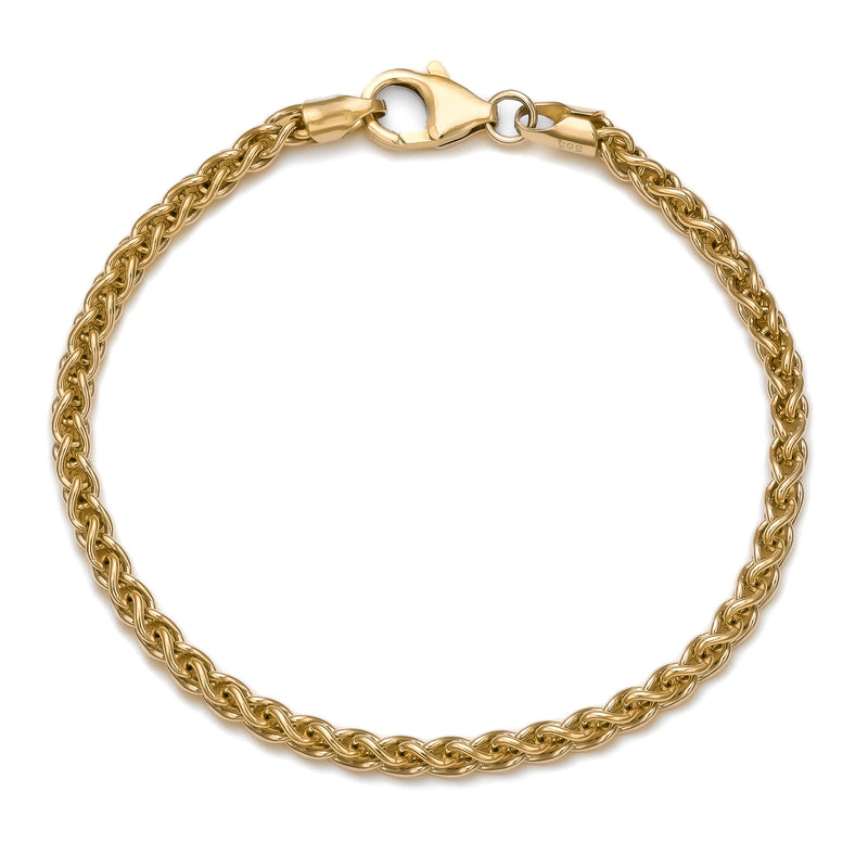 PLAIT BRACELET GOLD BRACELET 3,00MM 750 GOLD