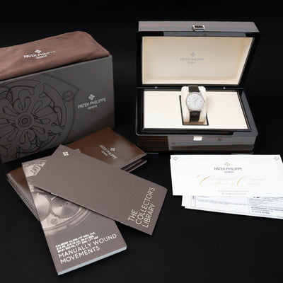 PATEK PHILIPPE CALATRAVA WHITE-GOLD - 5196G-001 - 2021 - FULL SET - NEW