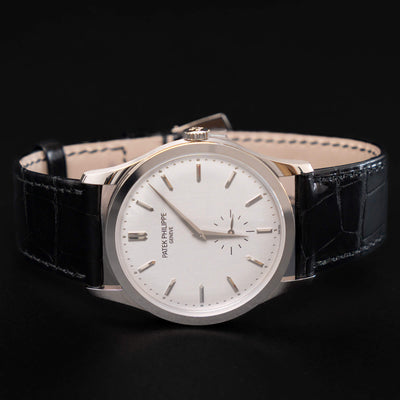 PATEK PHILIPPE CALATRAVA WHITE-GOLD - 5196G-001 - 2021 - FULL SET - NEW