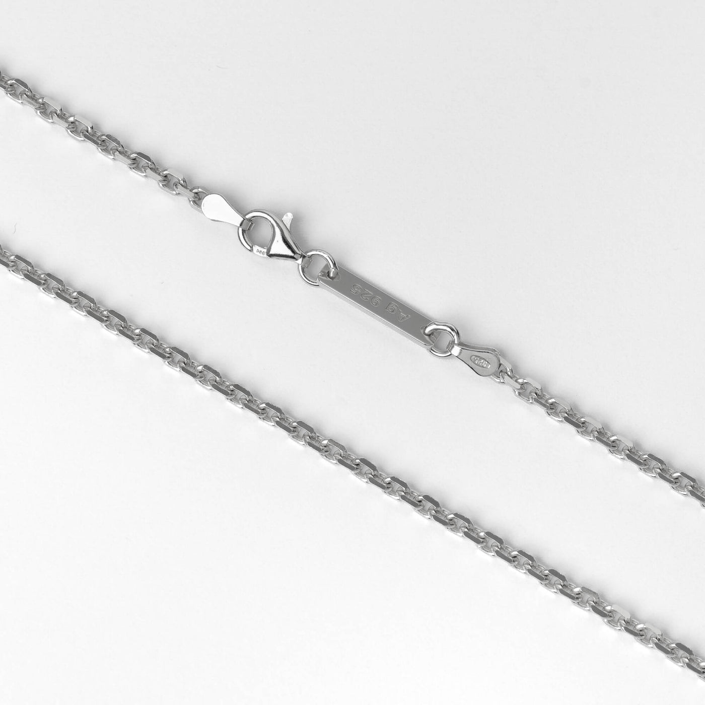PEA CHAIN BRACELET 925 SILVER RHODIUM PLATED 2,80MM