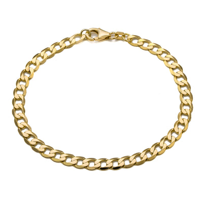 CURB CHAIN BRACELET GOLD BRACELET 5,00MM 333 GOLD