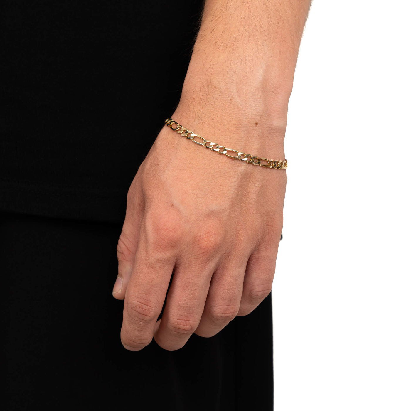 FIGARO BRACELET GOLD BRACELET 5,00MM 333 GOLD