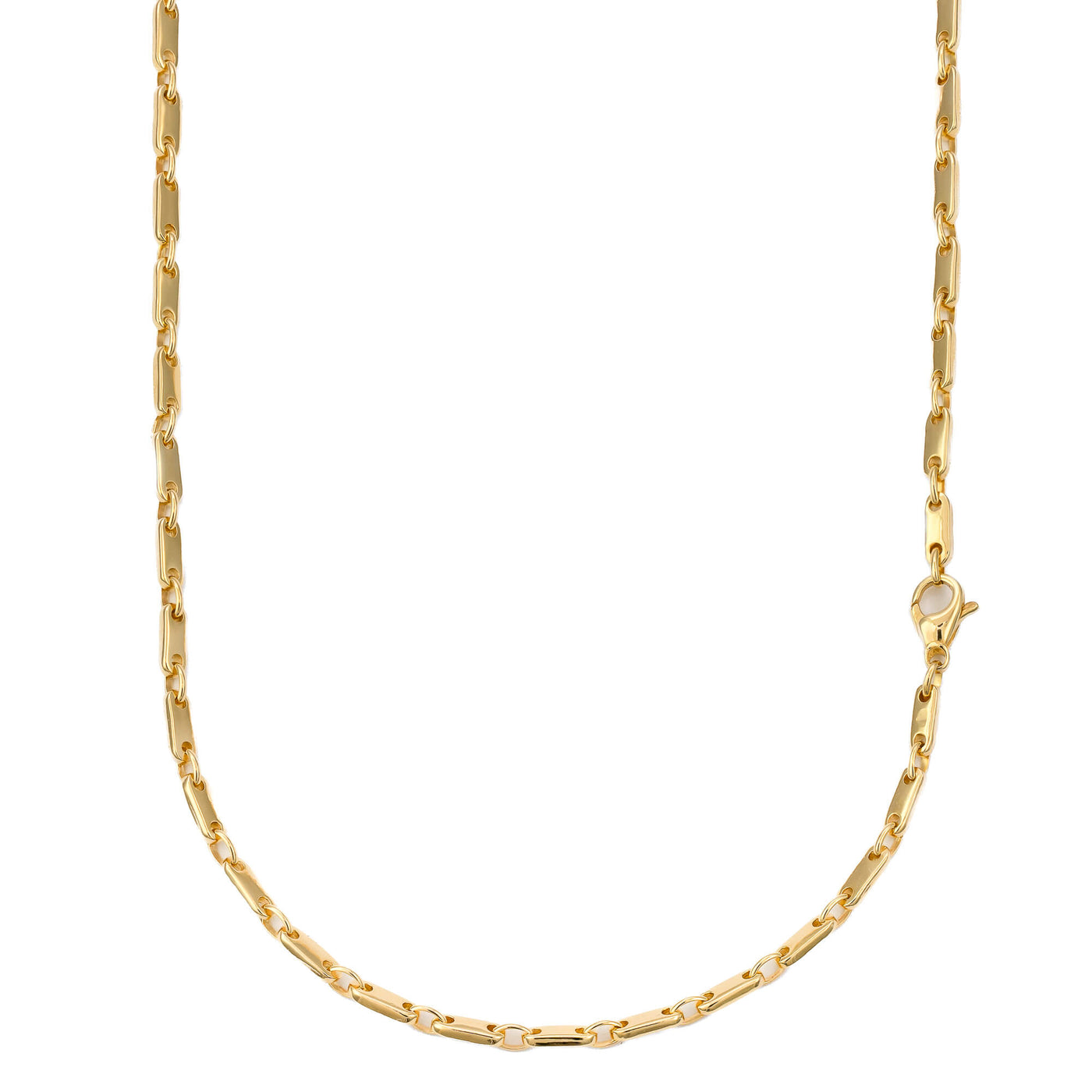 PLATE CHAIN GOLD CHAIN 3,00MM 585 GOLD