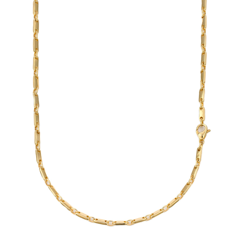 PLATE CHAIN GOLD CHAIN 3,00MM 585 GOLD