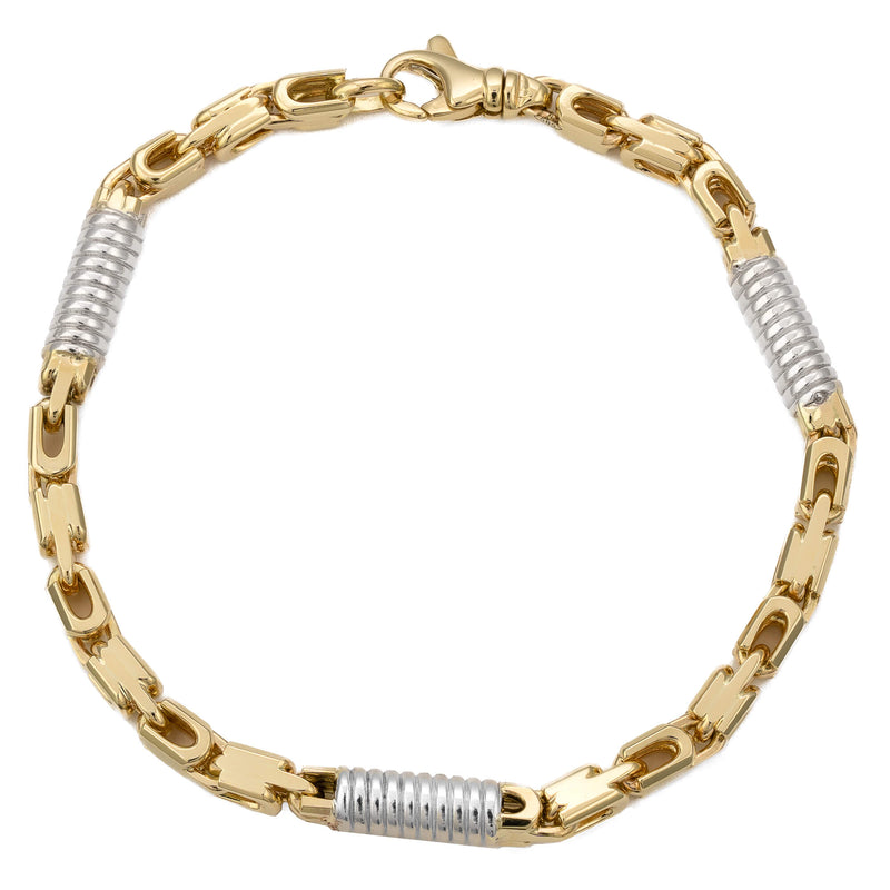 MONTE CARLO GOLD BRACELET 5.50MM 585 GOLD WHITE GOLD