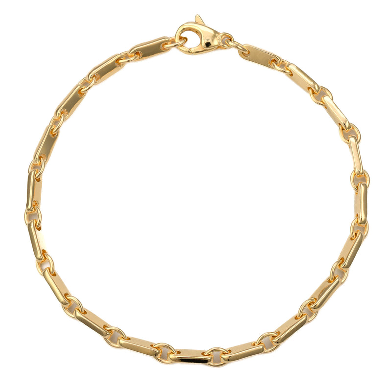 PLATE GOLD BRACELET 3,00MM 585 GOLD