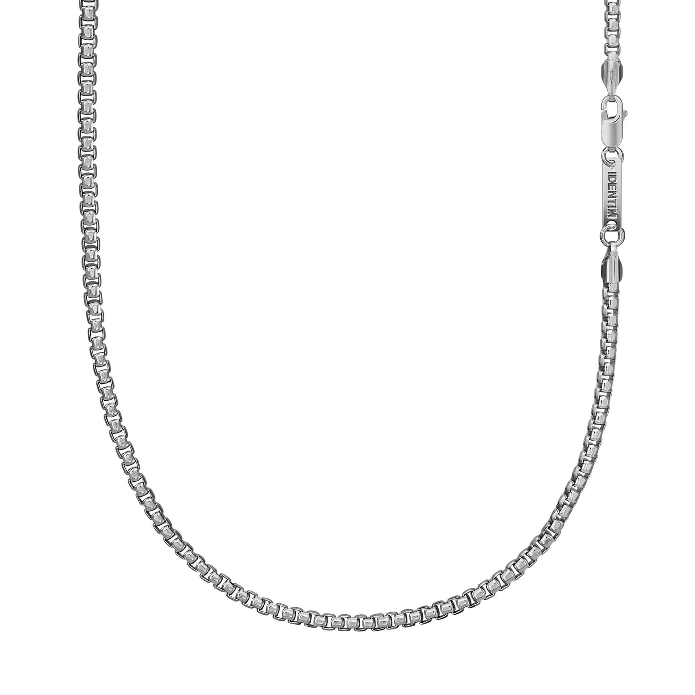 VENETIAN NECKLACE 925 SILVER RHODIUM PLATED 3,30MM