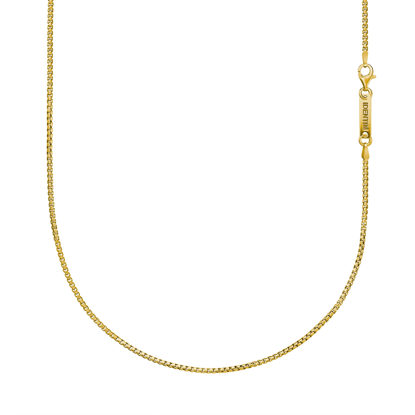 Venetian chain 925 silver 18 carat gold-plated 2.00mm