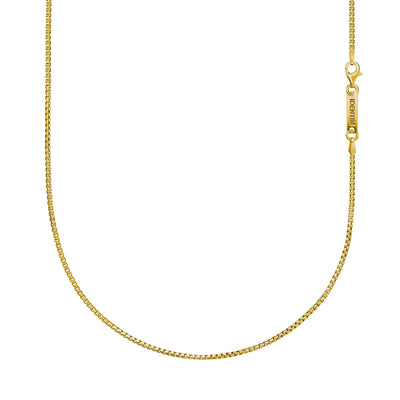 Venetian chain 925 silver 18 carat gold-plated 2.00mm