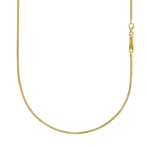 Venetian chain 925 silver 18 carat gold-plated 2.00mm