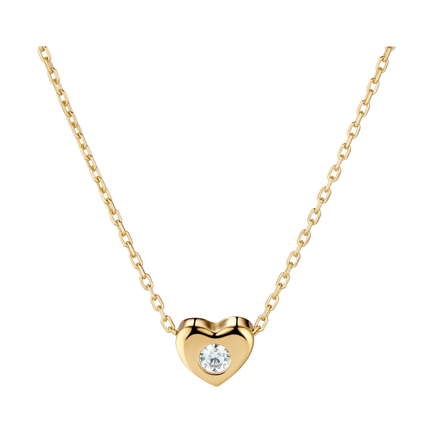 HEART NECKLACE 333 GOLD