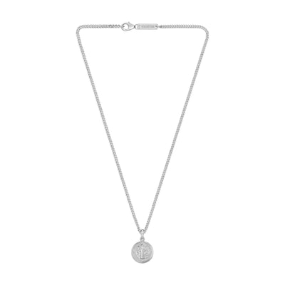 BENEDICTUS NECKLACE 925 SILVER RHODIUM-PLATED