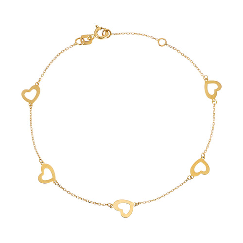 HEART BRACELET GOLD BRACELET 333 GOLD