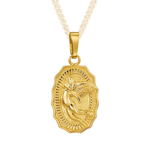 ANGEL NECKLACE 585 GOLD