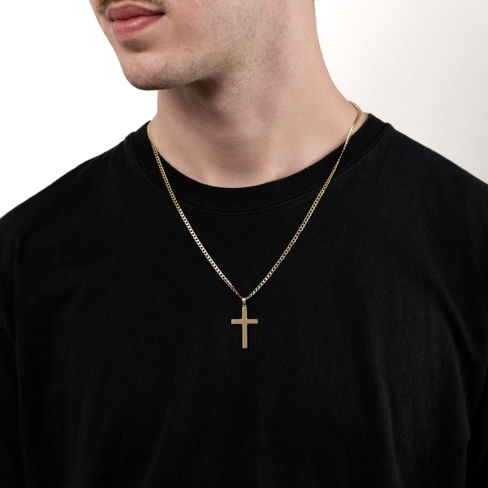 Gold and diamond pendants mens discount