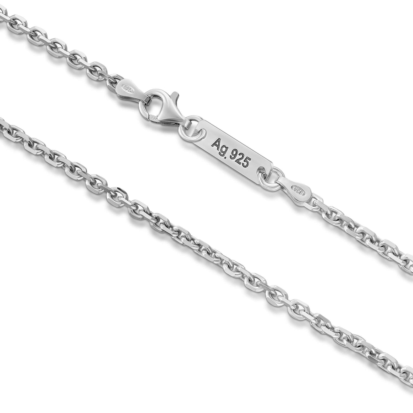 PEA CHAIN 925 SILVER RHODIUM PLATED 2,80MM