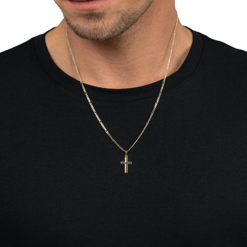 CROSS NECKLACE 333 GOLD