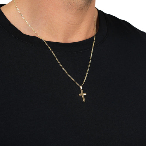CROSS NECKLACE 333 GOLD
