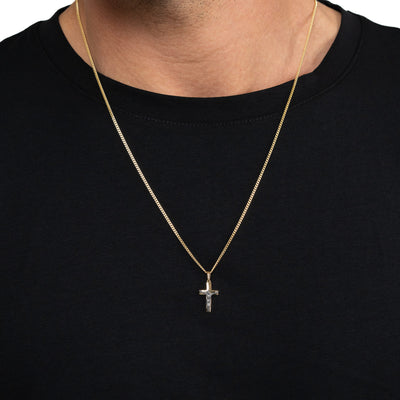 CROSS CRUCIFIX NECKLACE 333 GOLD