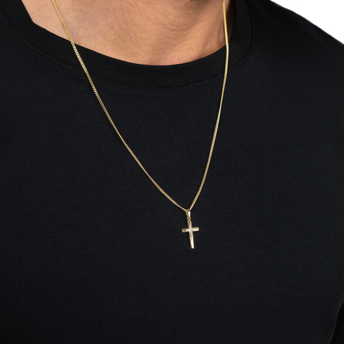 CROSS NECKLACE 333 GOLD