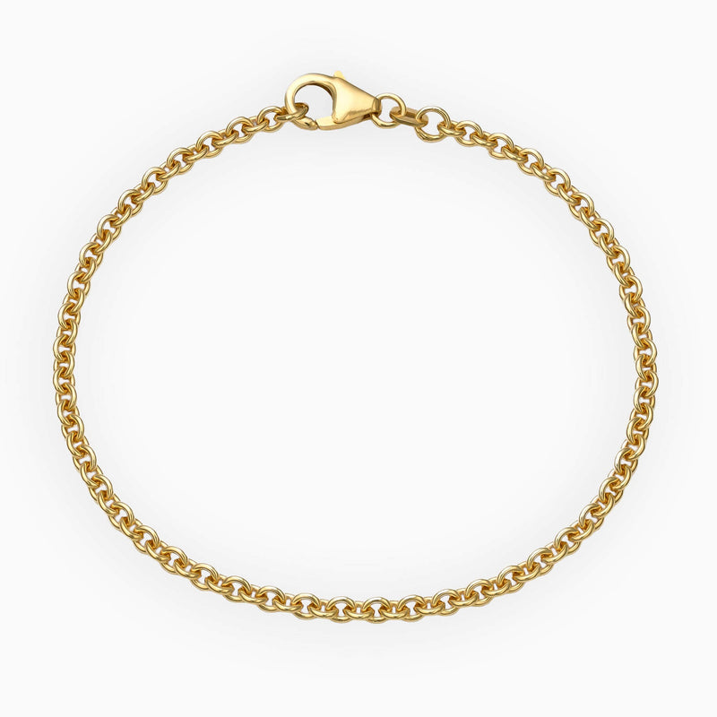 ANCHOR BRACELET GOLD BRACELET 2,70MM 750 GOLD