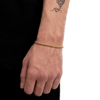 PLAIT BRACELET GOLD BRACELET 3,00MM 750 GOLD