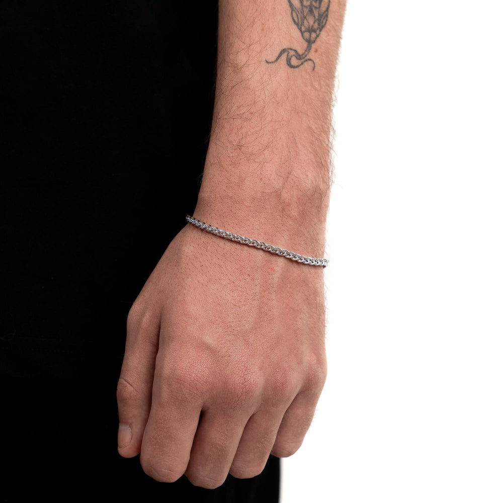 Men s bracelets 750 white gold Shop now at IDENTIM