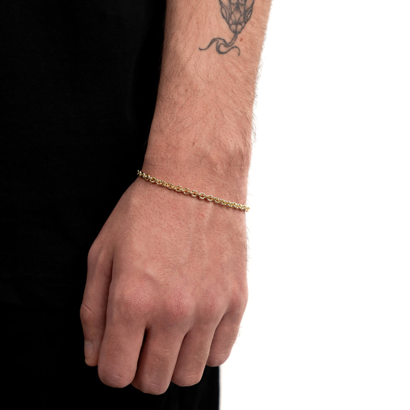 ANCHOR BRACELET GOLD BRACELET 4,00MM 750 GOLD