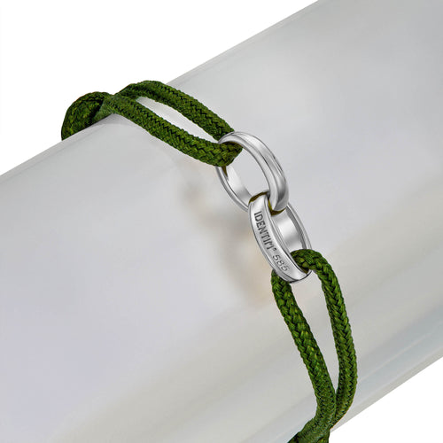 GLORY BRACELET OLIVE STOCKAR BAND 585 WHITE GOLD