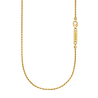 CORD NECKLACE 925 SILVER 18 KARAT GOLD PLATED 2,00MM