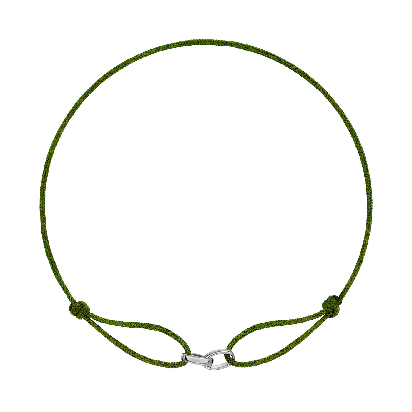 GLORY BRACELET OLIVE STOCKAR BAND 585 WHITE GOLD