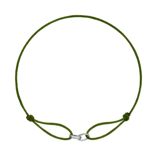 GLORY BRACELET OLIVE STOCKAR BAND 585 WHITE GOLD
