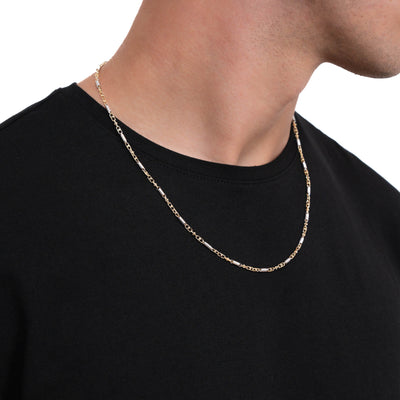 MONTE CARLO GOLD CHAIN 2.50MM 585 GOLD WHITE GOLD