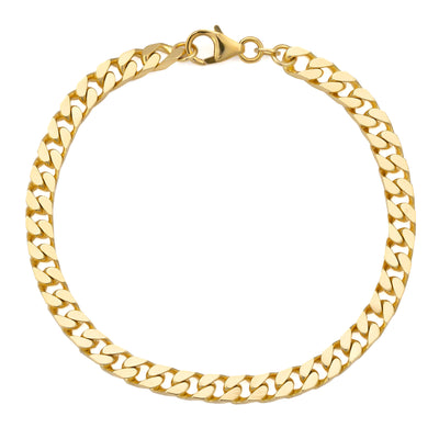 PANZER BRACELET GOLD BRACELET 4,50MM 585 GOLD