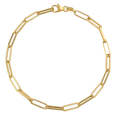 PAPERCLIP BRACELET GOLD BRACELET 3,00MM 585 GOLD