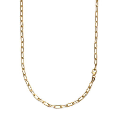 PAPERCLIP CHAIN GOLD CHAIN 3,50MM 585 GOLD