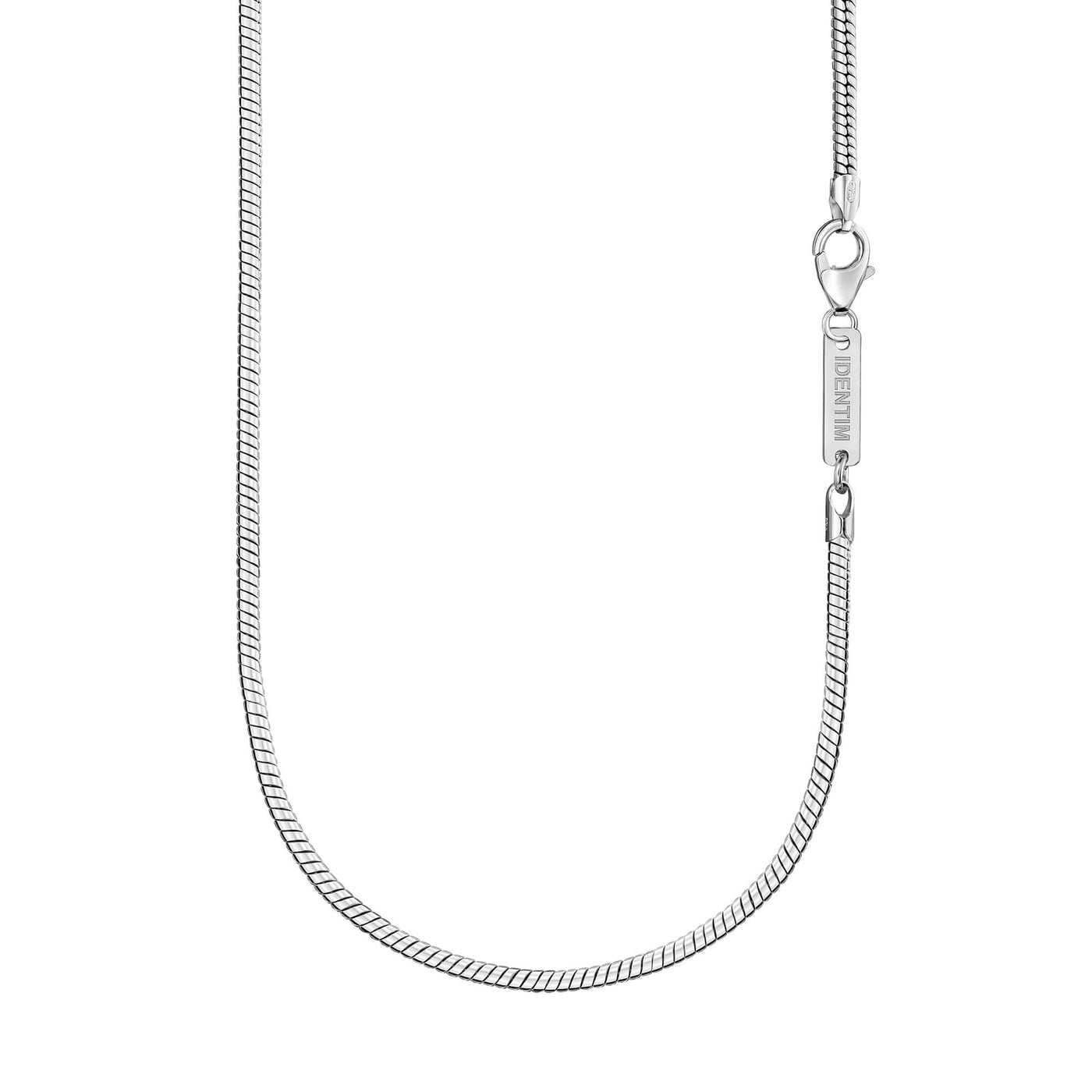 SNAKE CHAIN 925 SILVER RHODIUM PLATED 2,50MM