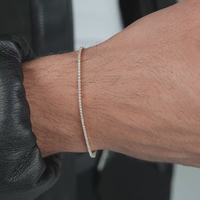 RADIANCE BRACELET 585 GOLD LAB DIAMONDS
