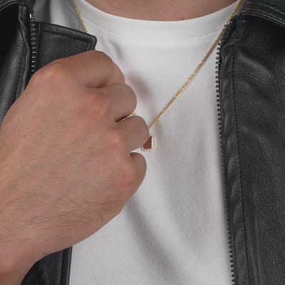 BRILLIANCE NECKLACE 585 GOLD LAB DIAMONDS