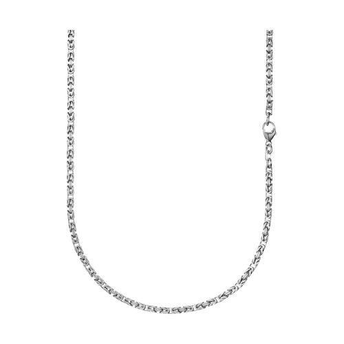 KING NECKLACE 925 SILVER RHODIUM PLATED 3.00MM - IDENTIM®